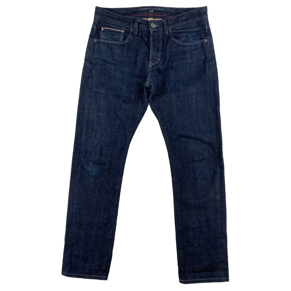 Banana Republic Selvedge Denim Jeans Slim Fit Men's 30 x 30